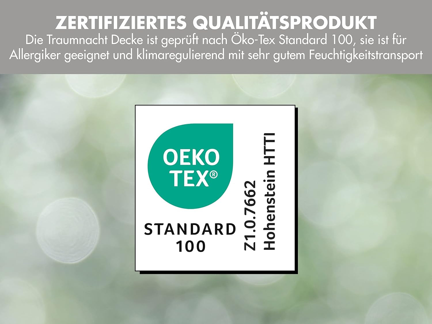 Energeticky úsporná deka Traumnacht - Extra teplá zimní deka s hmotností náplně 1685 g, 100% mikrovlákno, pratelná na 60 stupňů, 135X200 cm, certifikováno Oeko-Tex, vyrobeno podle německé normy kvality Přehozy a přikrývky Naty Shop