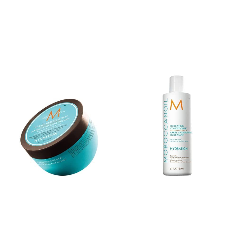 Moroccanoil intenzivní hydratační maska Naty Shop maska na vlasy 250ml Balení s hydratačním kondicionérem