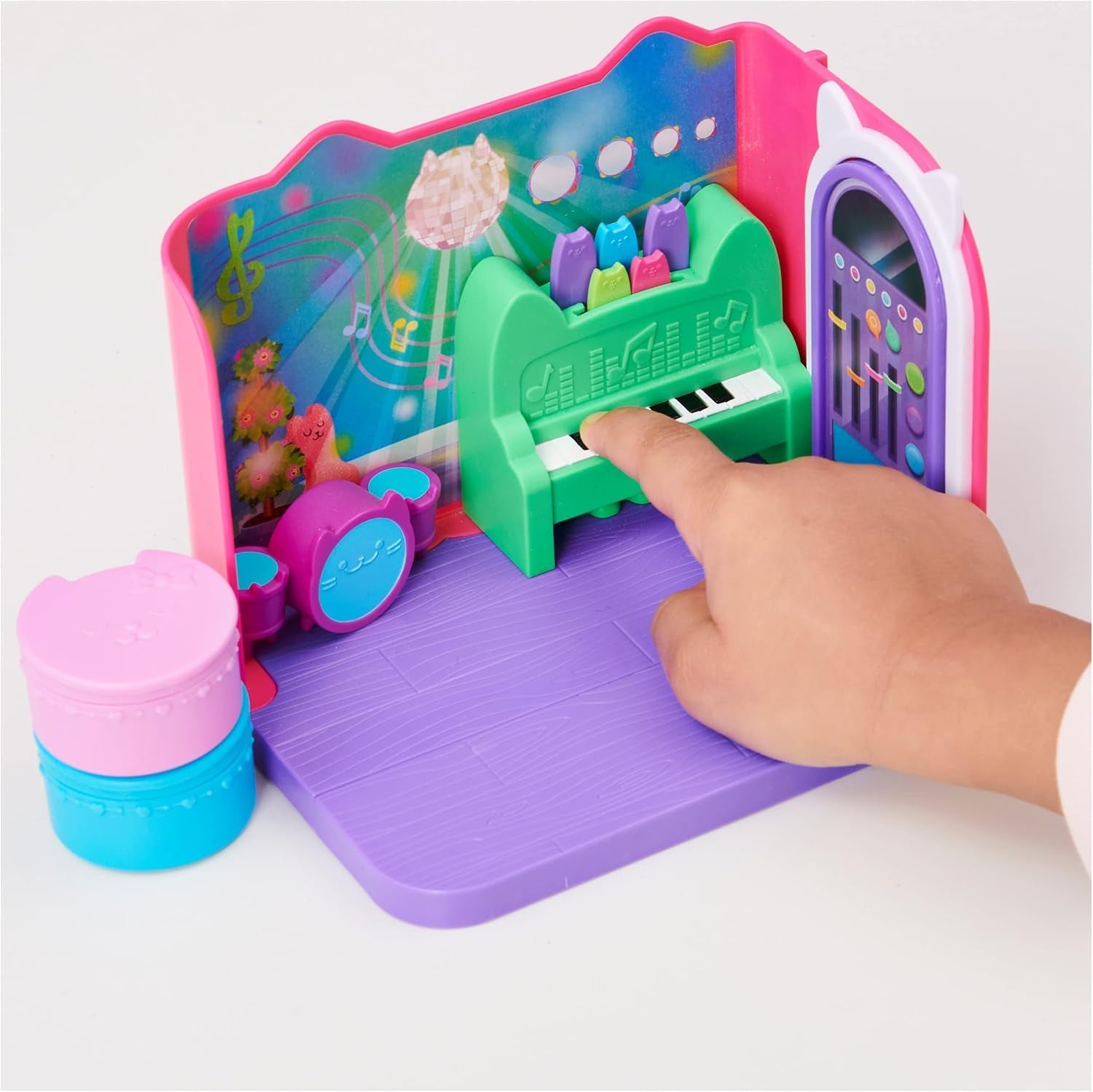 Pokoj Gabby's Dollhouse Deluxe, Groovy Music Room a Deluxe Room, Fancy Pamper Bath, Sea Kitten Bath