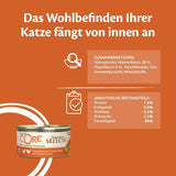 Wellness CORE Signature Selects 8 x 79 g, Mix Hovězí, Kuřecí a Krůtí - Mokré krmivo pro kočky, lahodné nudličky v omáčce, bez obilovin, přírodní, hypoalergenní, s vysokým obsahem bílkovin, s vysokým obsahem masa