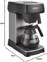 F454 Novo Espresso kávovar, 1,5 l, černý, 430 (V) x 205 (Š) x 340 (H) mm