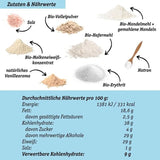 NÍZKOU SACHARIDOVÁ VANILKOVÁ CAKE BLEND - organická, bezlepková směs na dort nebo palačinky, bohatá na bílkoviny Naty Shop Kitchen