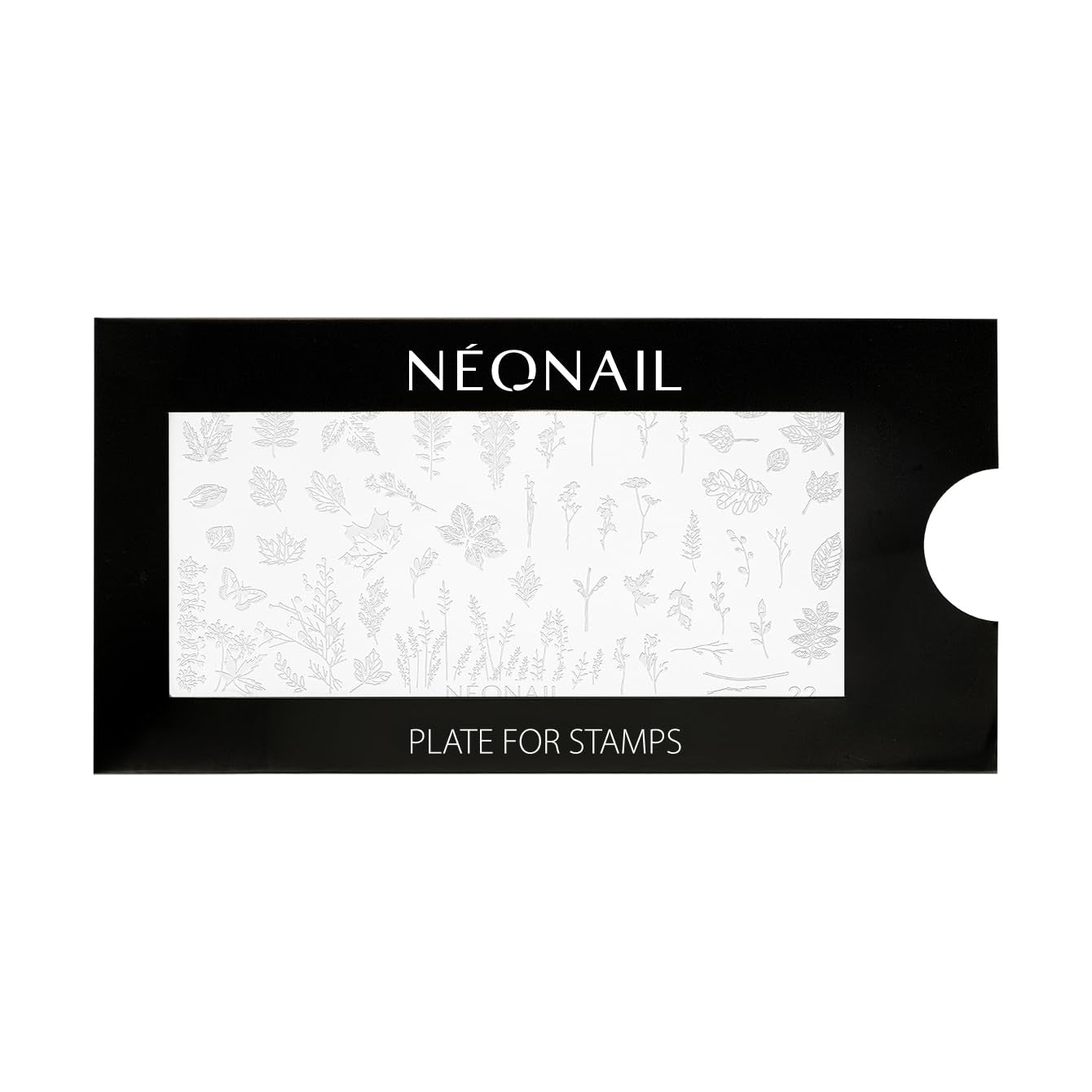 NÉONAIL Nagel Stempel Mit Schaber - Nägel Selber Machen - Razítko na nehty - Nageldesign Für Nagel Schablone - Francouzské nehty Stempel - Silikon Nagelstempel