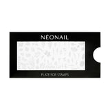 NÉONAIL Nagel Stempel Mit Schaber - Nägel Selber Machen - Razítko na nehty - Nageldesign Für Nagel Schablone - Francouzské nehty Stempel - Silikon Nagelstempel