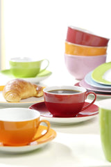 Kávový servis Ritzenhoff & Breker Doppio, 12 kusů, porcelán, červená