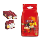 Melitta BellaCrema Intenso gemahlener Röstkaffee v Kaffee Pads 10 x 16 Pads & Café Bistro Röstkaffee v Kaffee Pads, 100 Pads