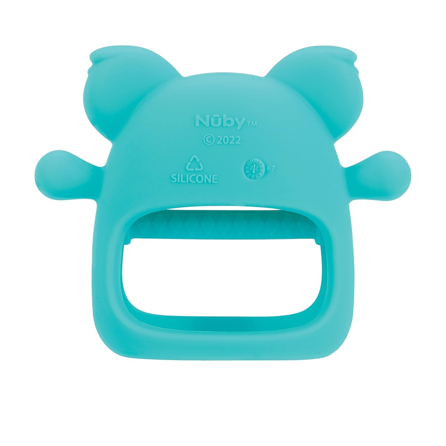Nuby - silikonová dentální rukavice, BPA Free, modrá koala, 3 měsíce a více