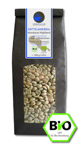 Bio Rohkaffee - Grüner Hochland Kaffee Honduras Highland (zelené Kaffeebohnen 500 g) - GMP zertifiziert