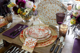 Porcelánové ručníkové ubrousky pro hosty Coral Gold, 15 v balení