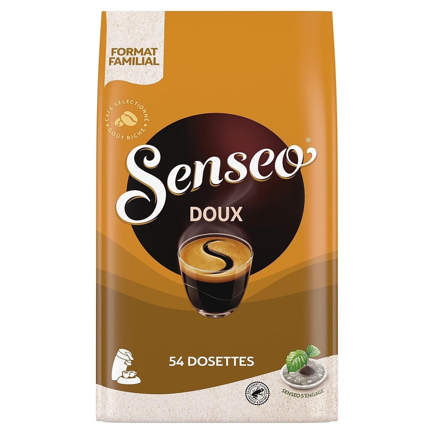 Senseo Kaffeepads Doux Sanft 54 ​​​​podložky