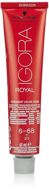 Schwarzkopf IGORA Royal Premium barva na vlasy 6-68 tmavě blond čokoládově červená 1 balení (1 x 60 g) Barva na vlasy Naty Shop Výchozí název