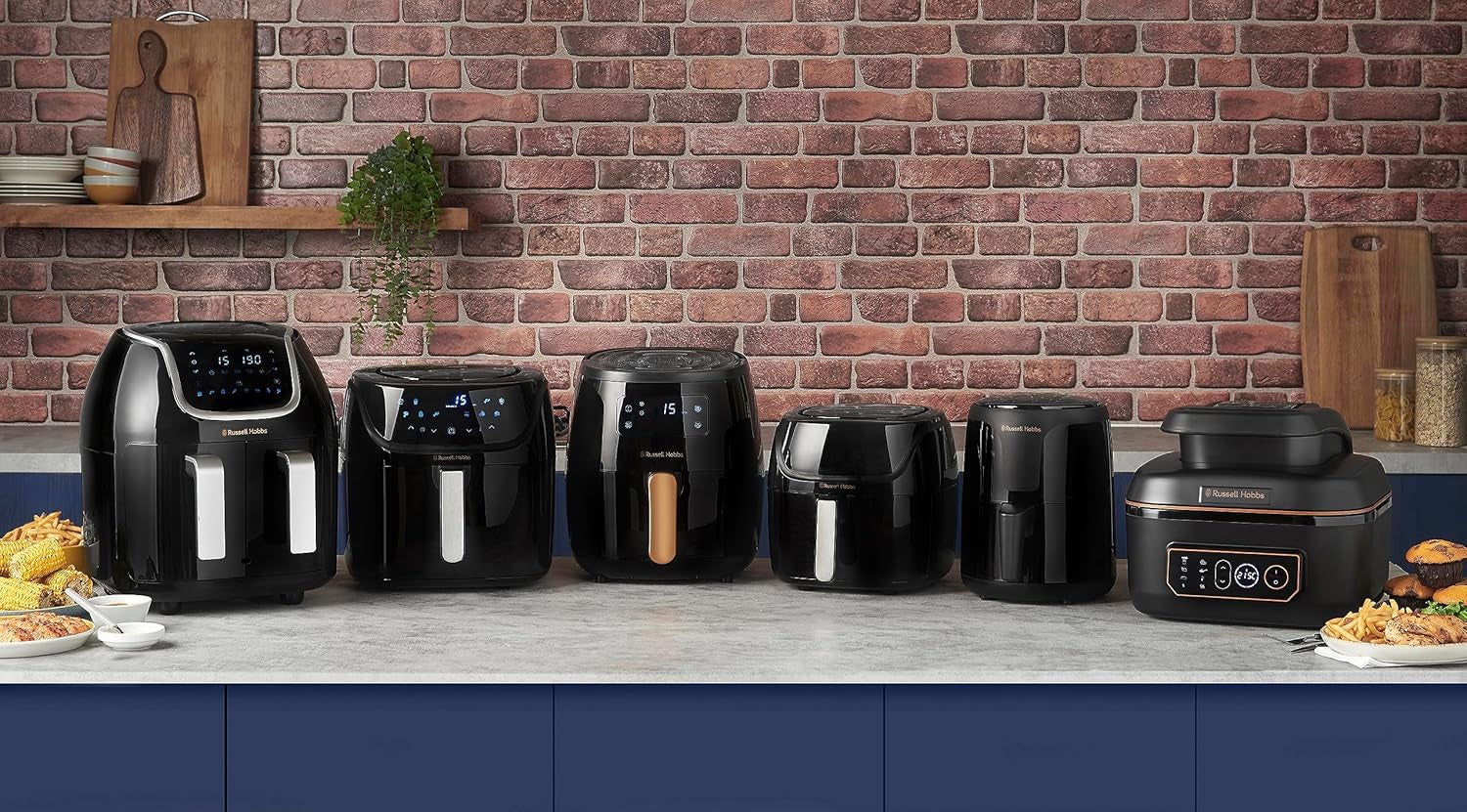 Russell Hobbs Air Fryer L 4L Rapid Airfryer, 7 funkcí vaření, 10 programů Domácí spotřebiče Naty Shop