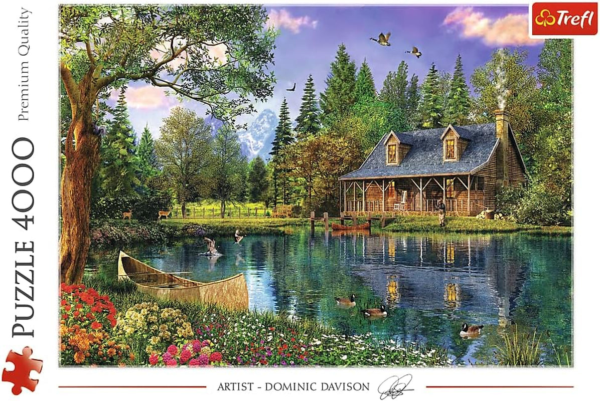 Trefl, 45005 Puzzle, Odpolední idylka, 4000 dílků, Premium kvalita, Pro děti od 14 let Puzzle Naty Shop