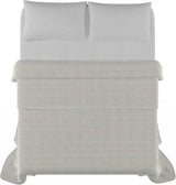 Letní přikrývka Satin Stripes, polyester, krémová, 260X250 Cm Přikrývky a přikrývky Naty Shop