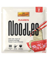 LEE KUM KEE Ramen Noodles - Asijský ramen s jemnou a jemnou texturou, klasika pro ramen polévky a wok pokrmy, polosuché nudle, dvě porce v balení, 6 x 180g multipack