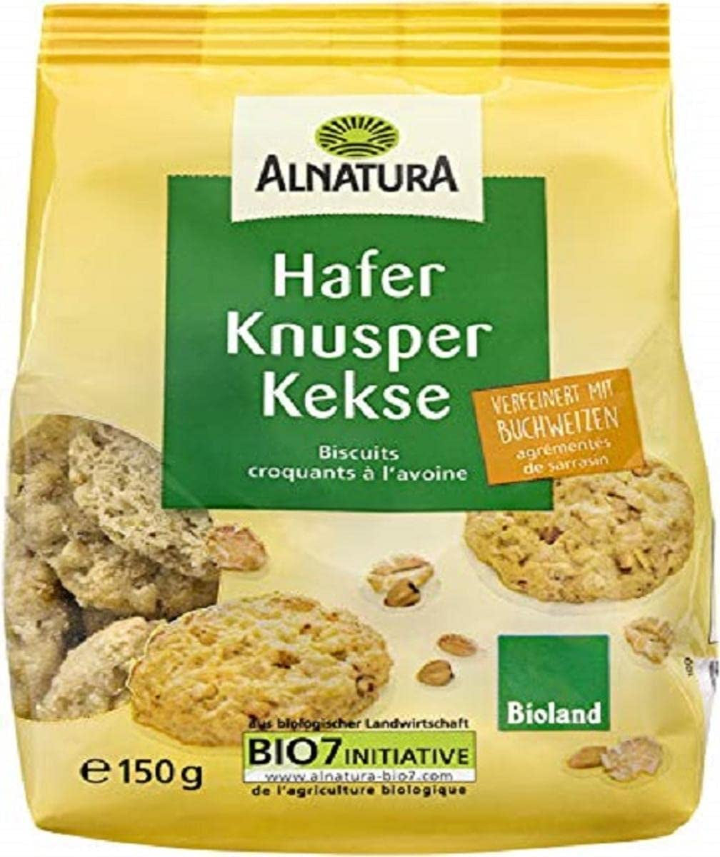 Křupavé sušenky s ovsem, 150g
