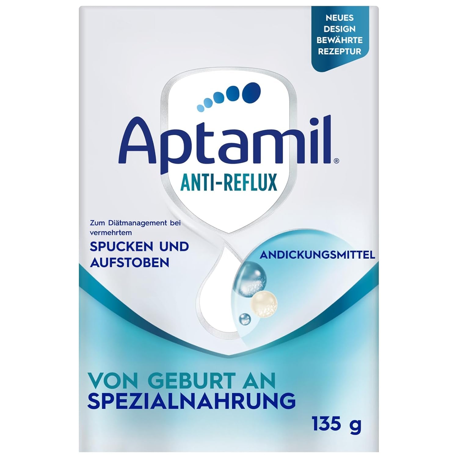 Aptamil Anti-Reflux - kompletní složení od narození Dietní opatření Zvracení a regurgitace dětská výživa sušené mléko 6 x 135 g