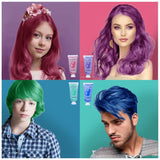 COLAYERIST Hair Chalk 4 barvy Dospělé dívky Hair Chalk Kids Dočasná sada na barvení vlasů Dětská omyvatelná netoxická křída na vlasy Dívčí dárky 6 7 8 9 10 11 12 13 let staré barvy na vlasy Naty Shop