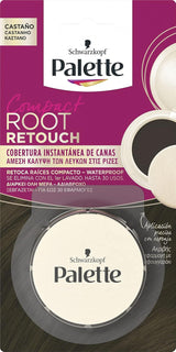 Palette Compact Root Retouch Retouch Root Powder, kompaktní, kaštanově hnědá, 1 ks Barva na vlasy Naty Shop