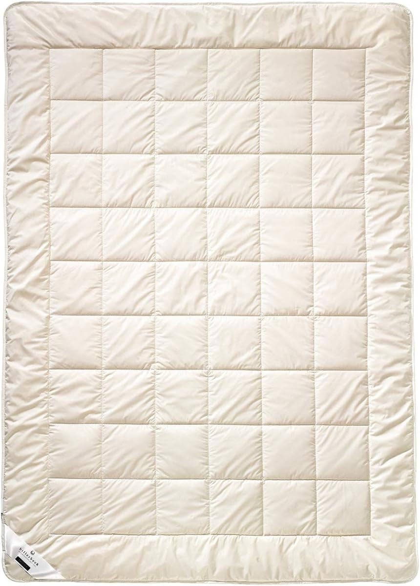 Billerbeck E45 Bambusová přikrývka - letní přikrývka - 135 X 200 Cm - bavlněná přikrývka, chladivá přikrývka - s bambusovou výplní, lehká letní (Sl) Přikrývky a přikrývky Naty Shop Medium (M) 155 X 220 Cm