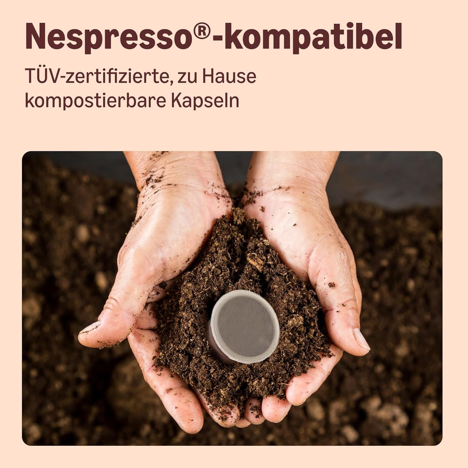 Od Amazon Heimkompostierbare Kaffeekapseln, kompatibel s Nespresso, 100 % kolumbianischer Arabica, 20 Stück – Rainforest Alliance-zertifiziert