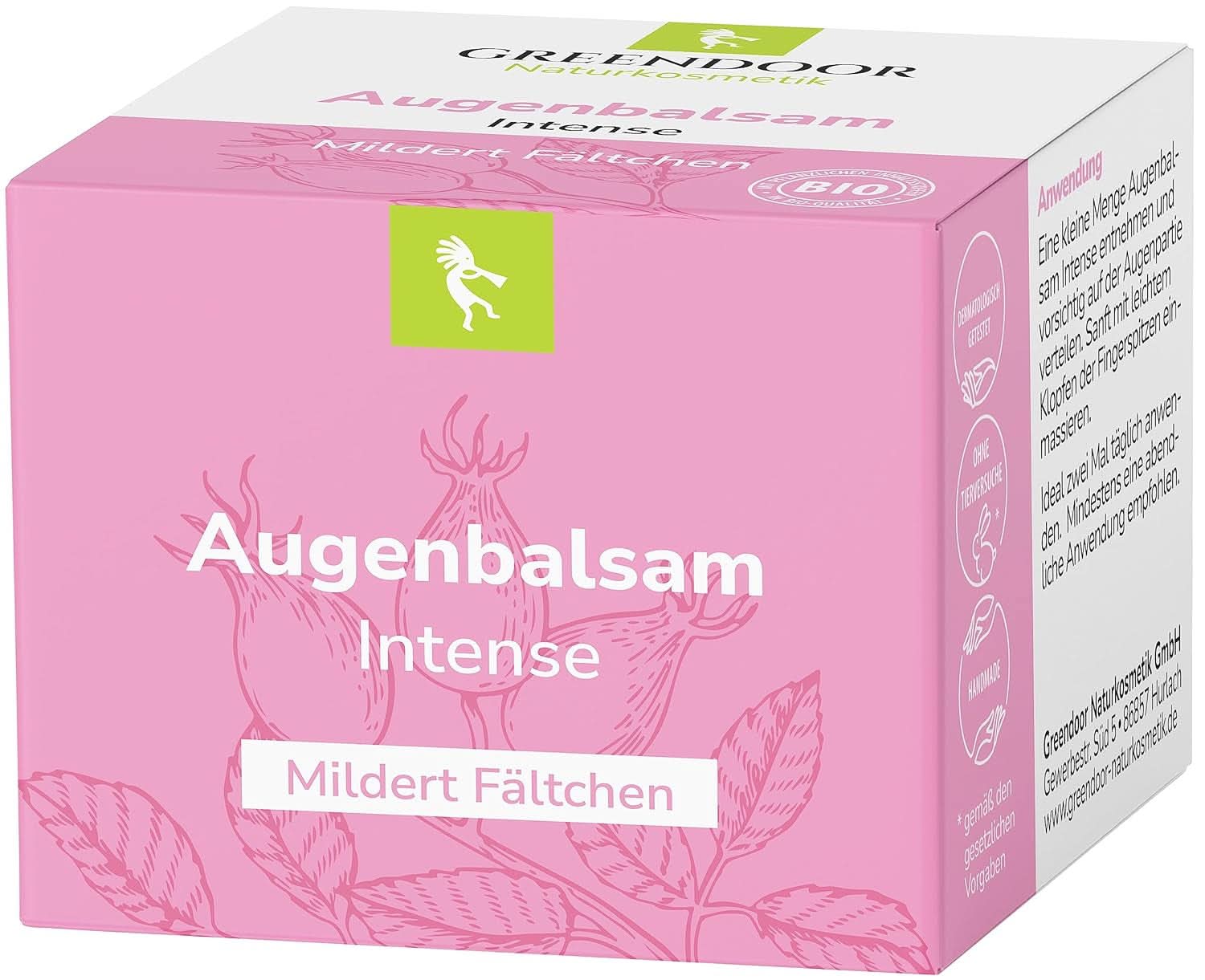 GREENDOOR Oční balzám Intense 15ml Kosmetika a kosmetika Naty Shop