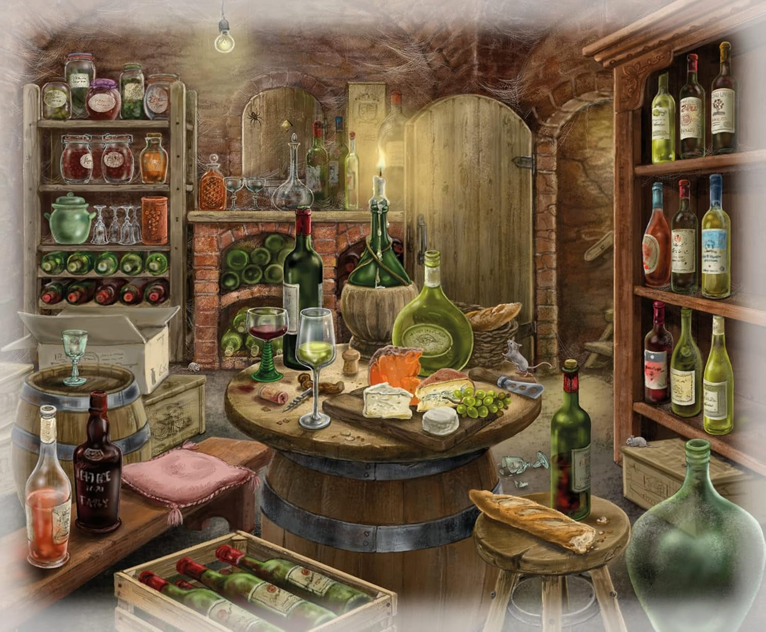Puzzle Ravensburger EXIT - The Ghostly Manor House - 6X 99dílné puzzle pro dospělé a děti milující puzzle ve věku od 10 let Puzzle Naty Shop