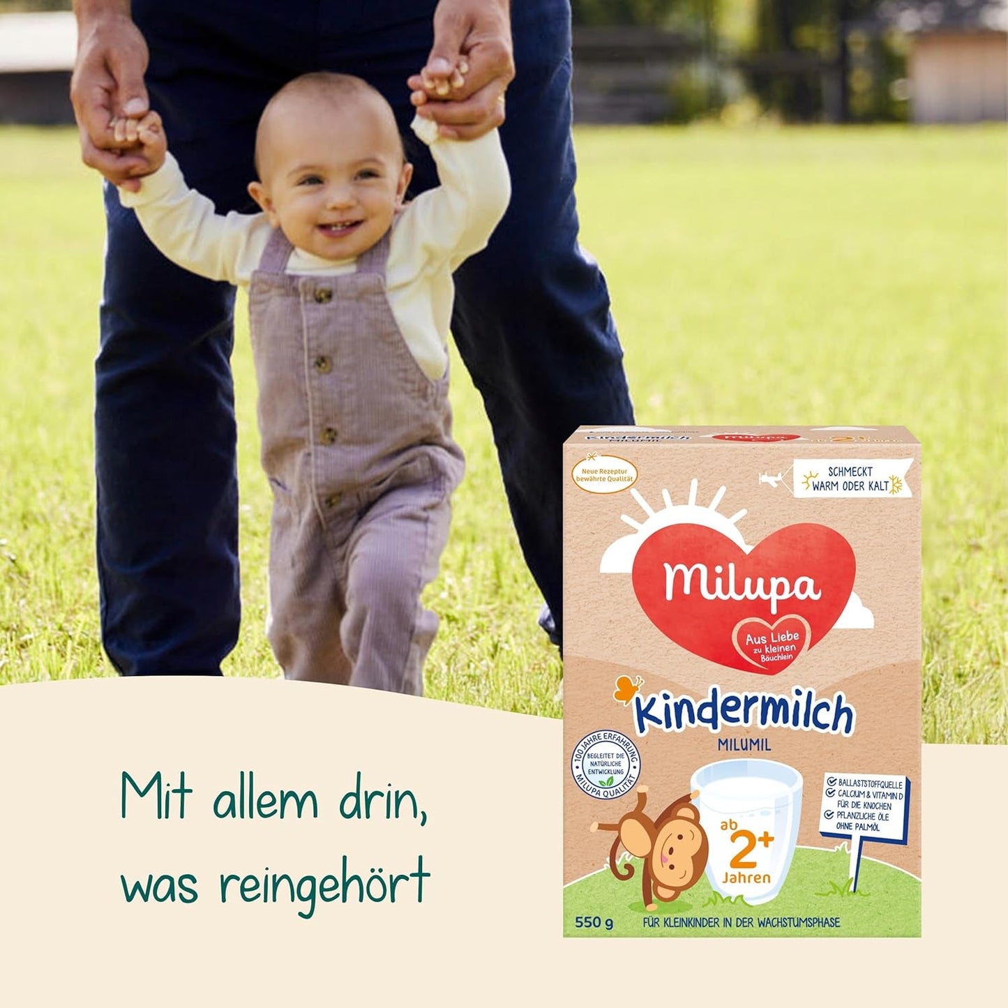 Milupa Milumil Růstové mléko 2+ - Od 1 roku - Pro malé děti v růstové fázi - 5 x 550 g