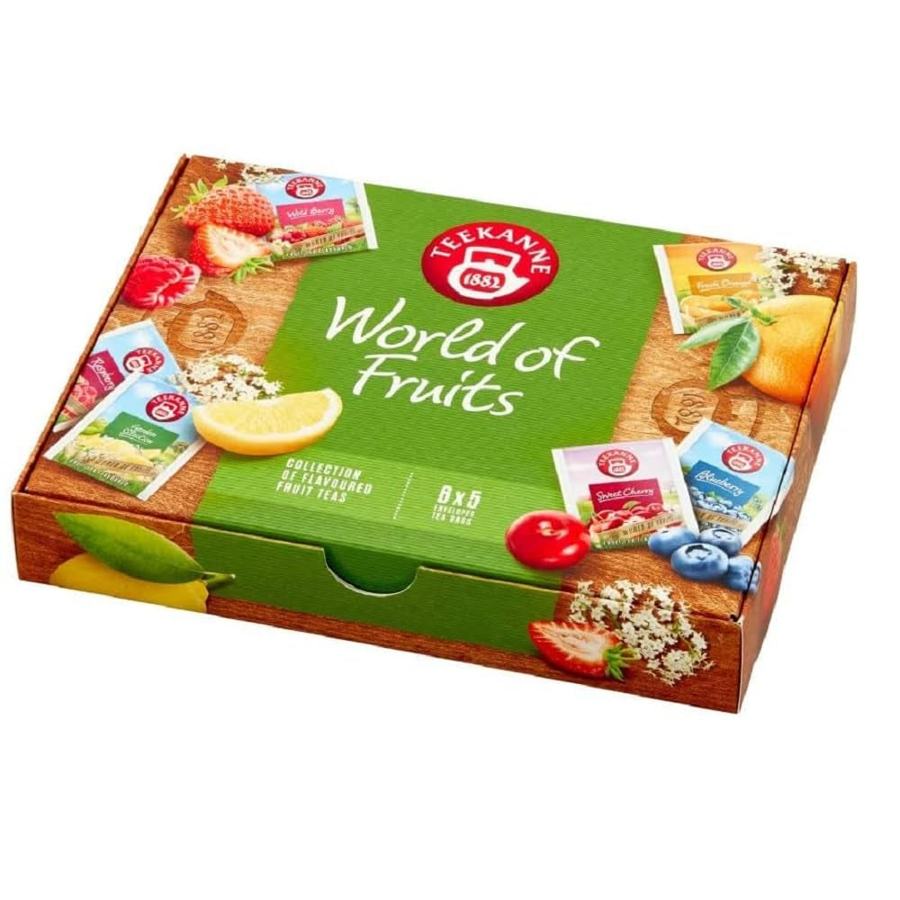 Teekanne World of Fruits Fruit Tea Selection Box 6 příchutí 5 čajových sáčků