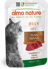 Almo Nature HFC Jelly vlhké krmivo pro kočky - s tuňákem, balení 24 ks (24 x 55 g)