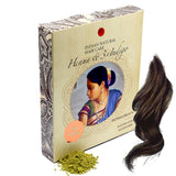 Henna & 3×Indigo - Tmavý kaštan - Přírodní barva na vlasy - Prášek - 200 g Barva na vlasy Naty Shop Výchozí název