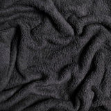 Brentford's Teddy Fleece deka Velká deka na postel Plyšová super měkká teplá pohovka Přehoz přes postel Černá - 150 X 200 cm Postele a deky Besuche den Brentfords-Store
