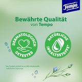 Tempo ''Gentle & Sensitive'' vlhčené toaletní ubrousky - Megapack - 16 balení po 42 ubrouscích - Duo Pack - Přírodní Aloe Vera - Hygienický papír, dermatologicky testováno, neutrální k pokožce