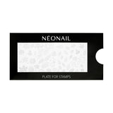 NÉONAIL Nagel Stempel Mit Schaber - Nägel Selber Machen - Razítko na nehty - Nageldesign Für Nagel Schablone - Francouzské nehty Stempel - Silikon Nagelstempel