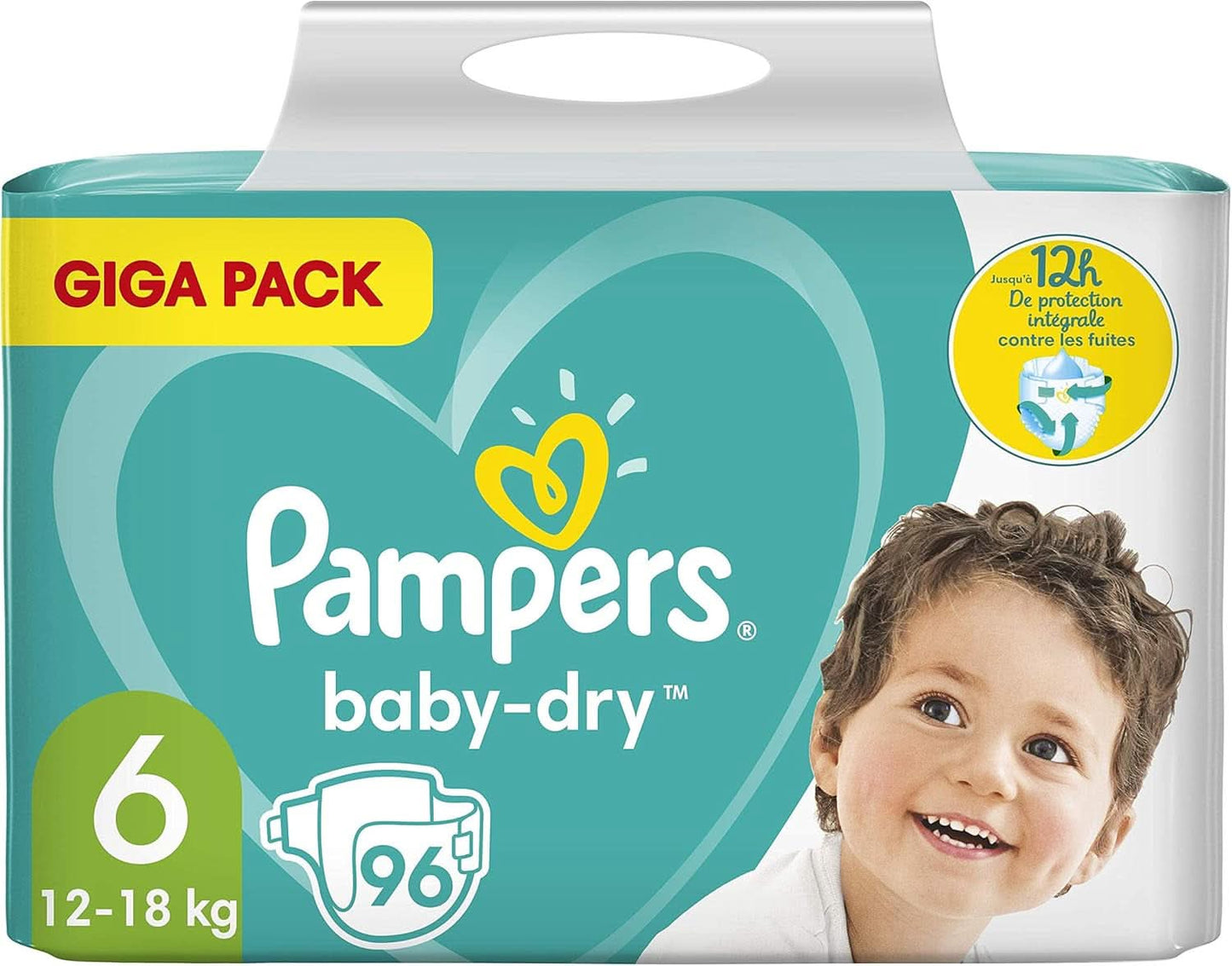 Pampers (verze Alte) Dětské pleny velikost 6 (12-18 kg), 96 kusů, extra velké, GIGA PACK Naty Shop