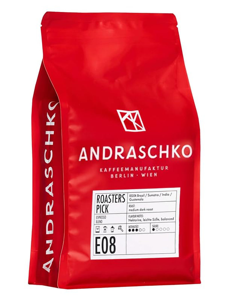 Pražírny Pick Espresso Blend - 100% Arabica, ganze Bohne - vielschichtige Röstung - frisch in Berlin geröstet - 500 g