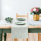 PAW - Airlaid Table Runner (40 cm X 24 M) I Stolní dekorace pro přijímání, biřmování, svatbu, výročí, zahradní slavnost, křest I Dekorace na stůl Elegantní stuha na stůl - Vrbová ratolest I Vrbová ratolest