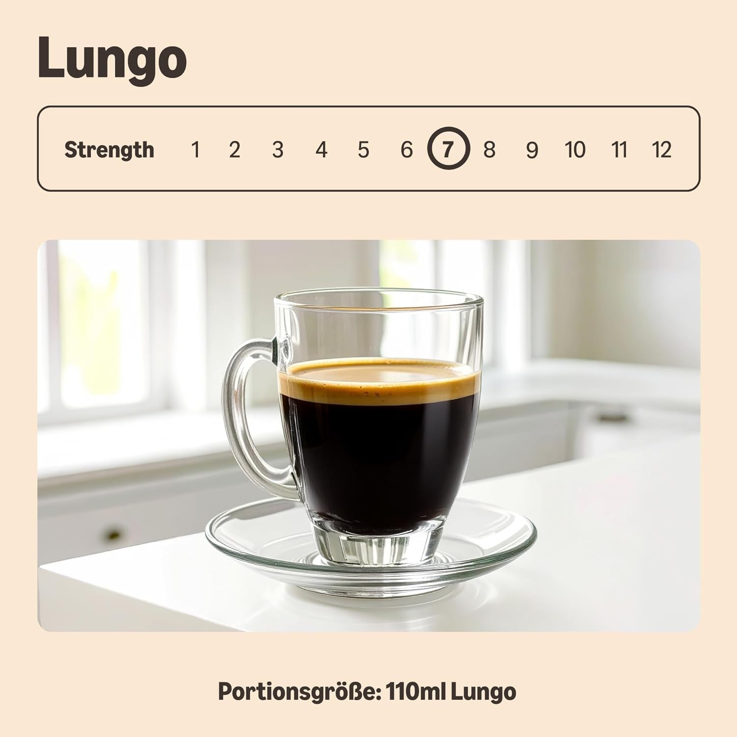 od Amazon Lungo Kaffee-Kunststoffkapseln, kompatibilní s Nespresso, 20 Stück, Packung mit 1 – Rainforest Alliance-zertifiziert