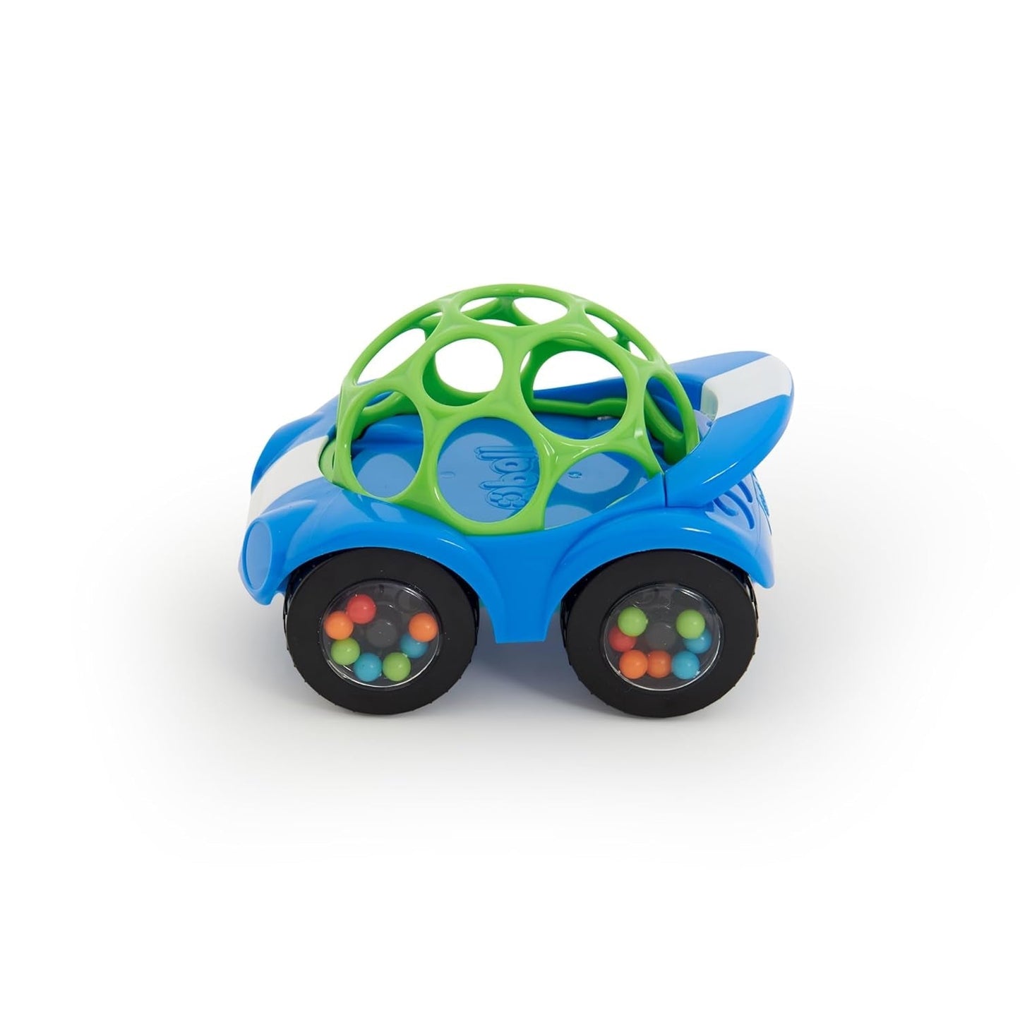 Bright Starts, Oball, Autíčko s chrastítkem, Green-Blue Baby Toys Naty Shop
