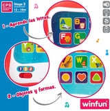 winfun ColorBaby 44256 výukový podnos se světlem a zvukem Hračky pro miminka Naty Shop