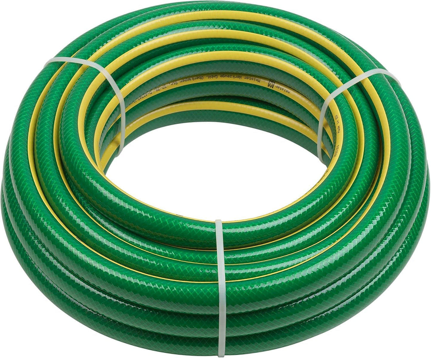 Zahradní hadice Meister Cross Woven 19,05 mm (3/4 palce) - Délka 20 m - Pro zavlažování malých ploch - Odolná proti drcení a oděru - Odolná vůči UV záření, Panenské PVC zahradní hadice, vodní hadice, 9920310