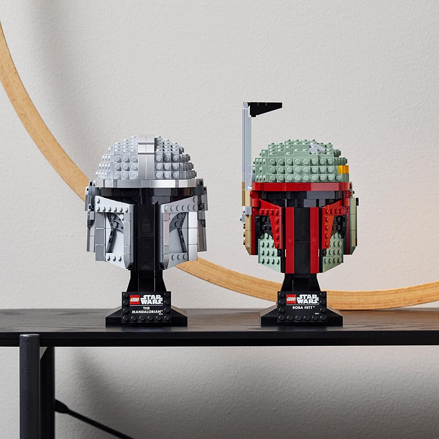 Model Mandalorianské helmy LEGO Star Wars, kolekce dekorací do pokoje a skvělý dárek pro dospělé, stavebnice, muže, ženy, matku, otce, tip na dárek pro kolekci 75328 Stavebnice Besuche den LEGO-Store