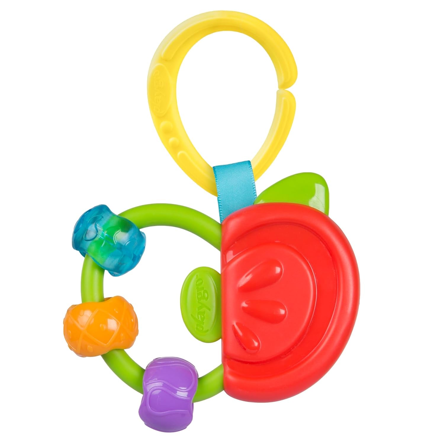 Playgro Clip Clop Dárkový balíček Sensory Garden Activity - Smyslová zahradní hračka pro miminka od 0 měsíců - Interaktivní hračka s chrastítky, kousátkem a kamarádem do kočárku - 4 kusy