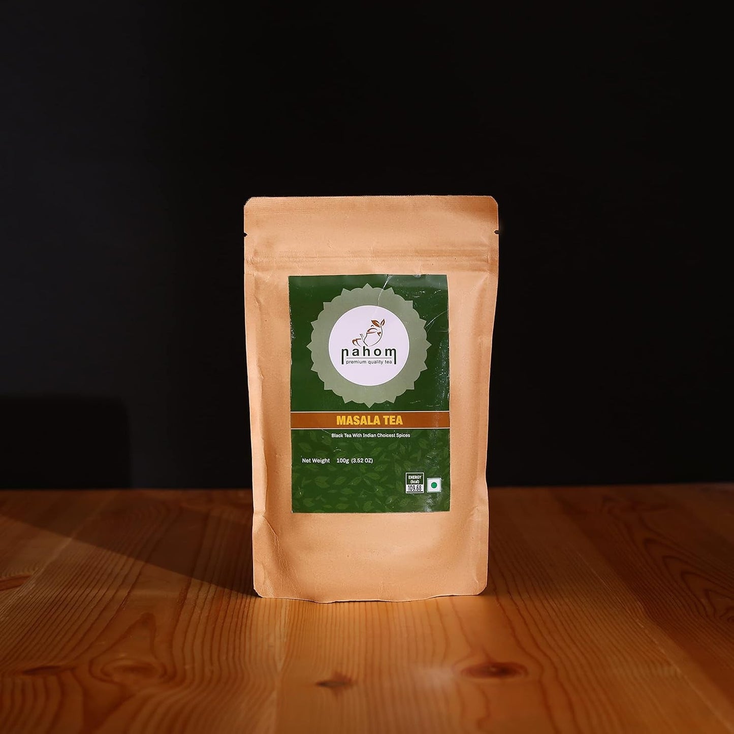 Indický sypaný čaj Masala Chai | 50 šálků, směs černého čaje, skořice, kardamom, černý pepř | Kořeněný čaj Masala | Chai Latte Suite 3,53 oz/ 100 g sáček