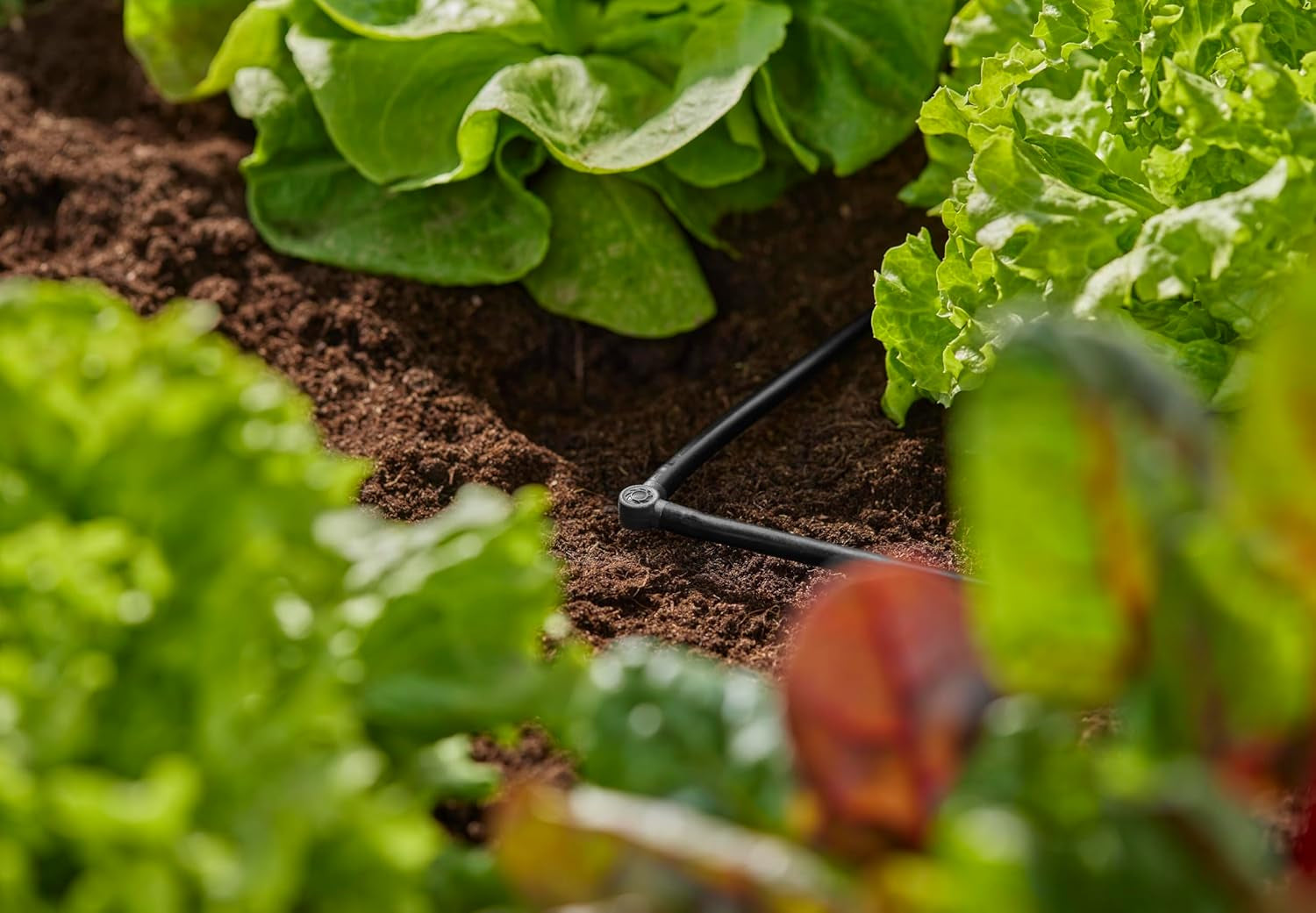 L-kus pro Gardena Micro-Drip 4,6 mm (3/16 palce): Pro změnu směru distribuce a odkapávacích vedení o 90 stupňů, instalace bez zauzlování, snadná a flexibilní technologie připojení (13212-20)