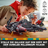 LEGO Star Wars Dark Millenium Falcon, Starship Set, Stavebnice pro děti, Narozeninový dárek pro chlapce, dívky a fanoušky, Dobrodružná hračka 75389 Stavebnice Besuche den LEGO-Store