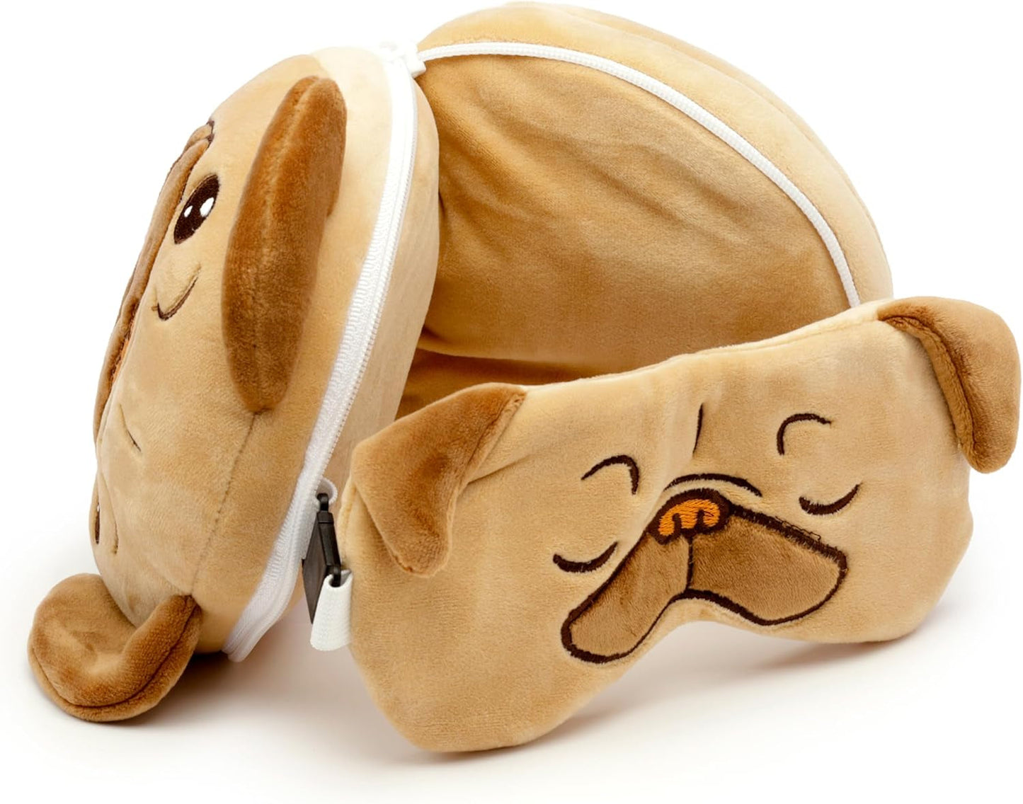 Polštář Puckator, polyester elastan, vícebarevné, cestovní polštáře jedné velikosti Naty Shop