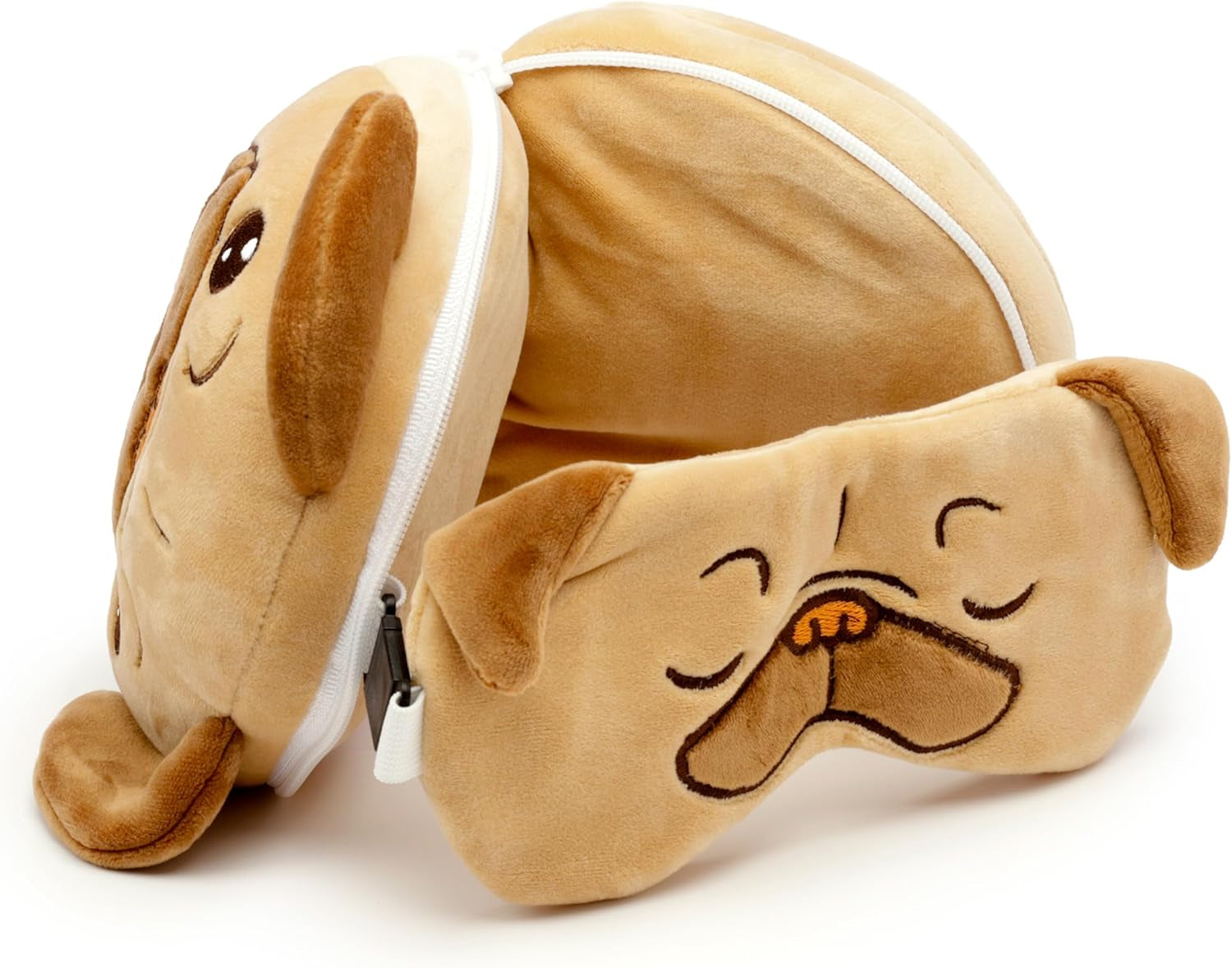 Polštář Puckator, polyester elastan, vícebarevné, cestovní polštáře jedné velikosti Naty Shop