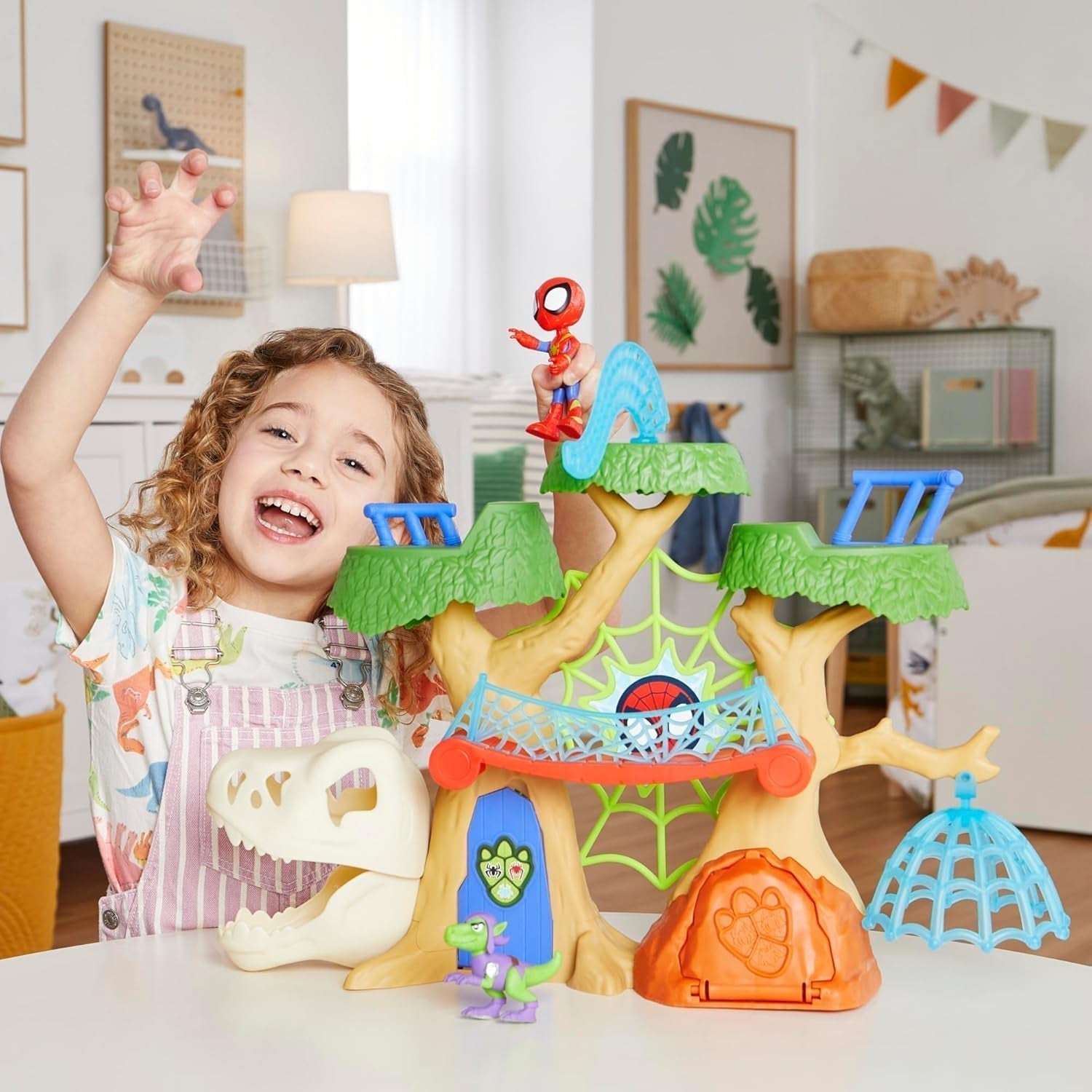 Marvel Spidey a jeho super přátelé Dino Treehouse Herní sada pro superhrdiny Akční figurky Naty Shop