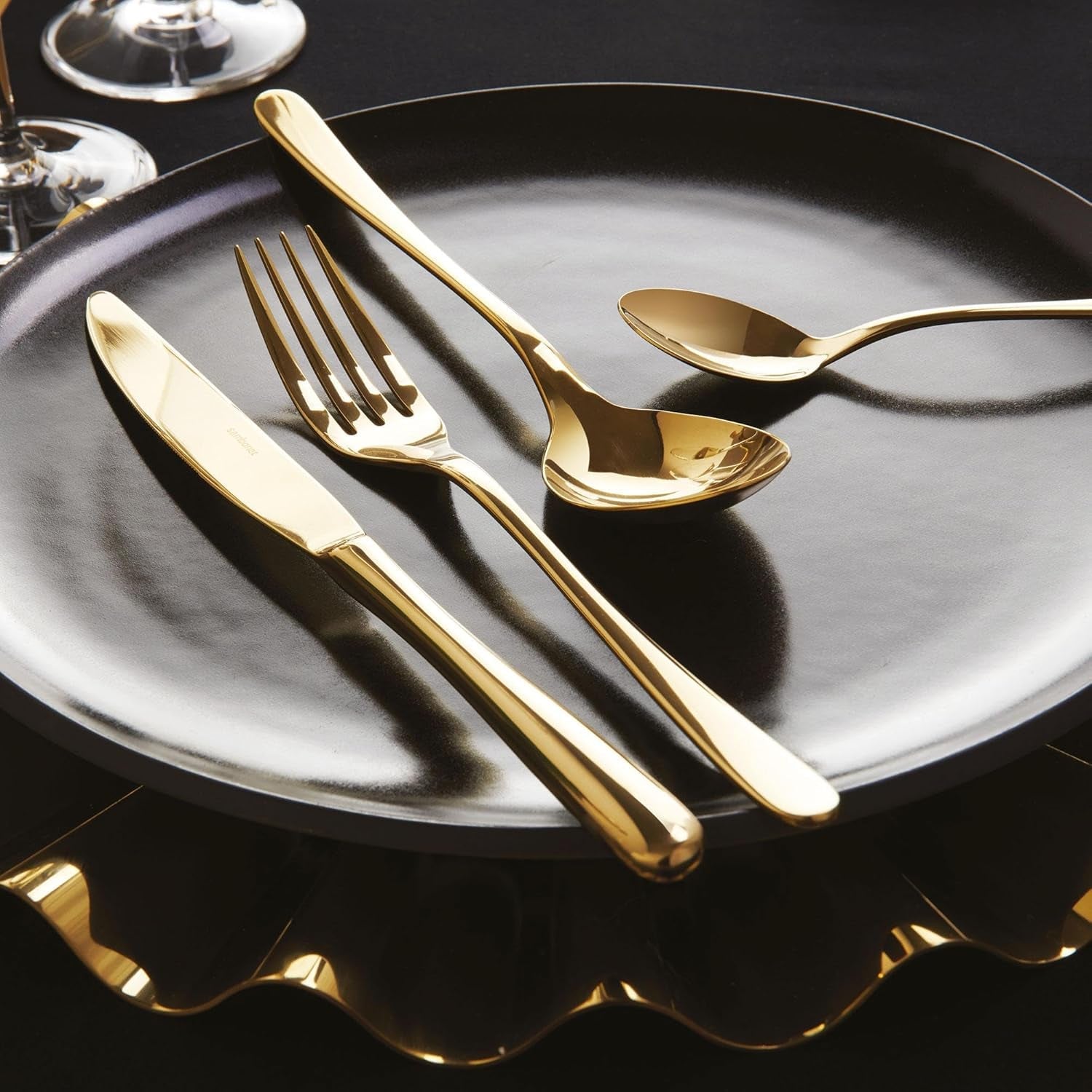 Sambonet 52553G81 - Sada příborů Taste Golden 24 kusů Kitchen Naty Shop